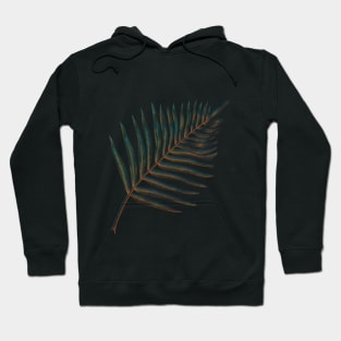 Palm Leaf Glitch I. Hoodie